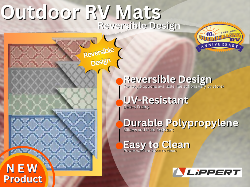 LIPPERT REVERSIBLE RV PATIO MAT